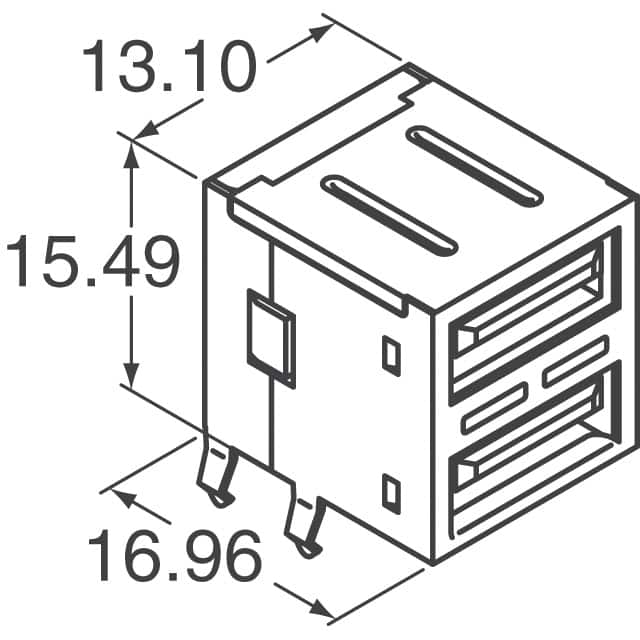 690-008-621-013 EDAC Inc.  Conjuntos de conectores USB DVI HDMI